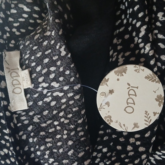 ODDY Tunic Top Pull On Square Neck Line Swing Pullover Woven Ruched Embroidered - Picture 14 of 14